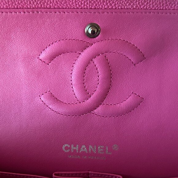 Chanel Pink Caviar Quilted Medium Flap Bag - Picture 6 of 7